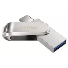 obrázek produktu SanDisk Ultra Dual Drive Luxe USB-C 128GB / USB 3.0 Typ-C /  USB 3.0 Typ-A / stříbrný