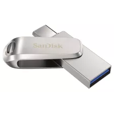 obrázek produktu SanDisk Ultra Dual Drive Luxe USB-C 256GB / USB 3.0 Typ-C /  USB 3.0 Typ-A / stříbrný