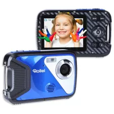 obrázek produktu Rollei Sportsline 60 Plus/ 30 MPix/ 8x zoom/ 2,8" LCD/ FULL HD video/ Voděodolný 5m/ modrý