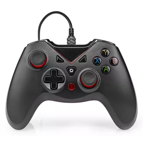 obrázek produktu Gamepad | USB-A | Napájení z USB | PC | Počet tlačítek: 12 | Délka kabelu: 1.60 m | Černá