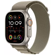 obrázek produktu Apple Watch Ultra 2 49mm titanová s olivovým alpským tahem S