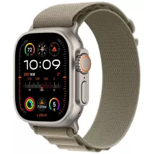 obrázek produktu Apple Watch Ultra 2 GPS + Cellular 49mm titanové pouzdro s olivovým alpským tahem L