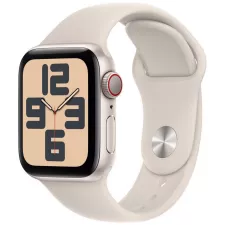 obrázek produktu Apple Watch SE GPS + Cellular 40mm Starlight Aluminium Case with Starlight Sport Band - M/L