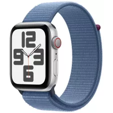 obrázek produktu Apple Watch SE GPS + Cellular 44mm Silver Aluminium Case with Winter Blue Sport Loop