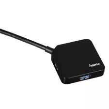 obrázek produktu HAMA USB HUB/ 4 porty/ USB 3.0/ černý