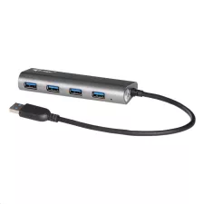 obrázek produktu i-tec USB HUB METAL/ 4 porty/ USB 3.0/ napájecí adaptér/ kovový