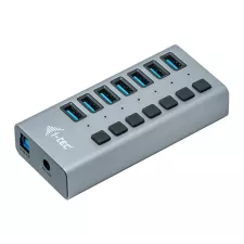 obrázek produktu i-tec USB 3.0 nabíjecí HUB 7 Port + napájecí adaptér 36 W