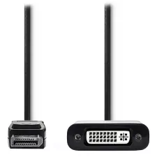 obrázek produktu NEDIS redukční kabel DisplayPort/ zástrčka DisplayPort - zásuvka DVI-D 24+1p/ černý/ 20cm