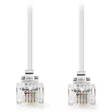 obrázek produktu NEDIS telefonní kabel/ zástrčka RJ11 - zástrčka RJ11/ 10m/ bílý