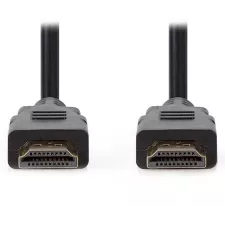 obrázek produktu NEDIS High Speed HDMI 1.4 kabel s ethernetem/ 1080p@60Hz/ zlacené konektory HDMI-HDMI/ černý/ bulk/ 1,5m