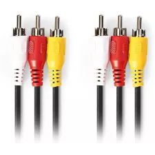obrázek produktu NEDIS komponentní video kabel/ 3x CINCH zástrčka - 3x CINCH zástrčka/ černý/ 2m