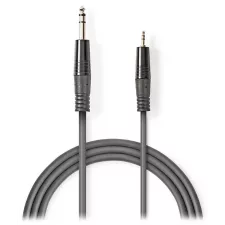 obrázek produktu NEDIS stereo audio kabel/ 6,35 mm zástrčka - 3,5 mm zástrčka/ šedý/ 3m