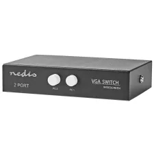 obrázek produktu NEDIS VGA přepínač/ 2x VGA vstup/ 1x VGA výstup/ rozlišení 2560x1600/ černý/ BOX