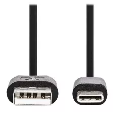 obrázek produktu NEDIS kabel USB 2.0/ zástrčka USB-C - zástrčka USB-A/ černý/ bulk/ 2m