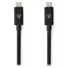 obrázek produktu USB kabel | USB 4.0 Gen 3x2 | USB-C™ Zástrčka | USB-C™ Zástrčka | 240 W | 8K@60Hz | 40 Gbps | Poniklované | 1.00 m | Kulatý | PVC 