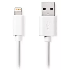 obrázek produktu NEDIS synchronizační a nabíjecí kabel/ Apple Lightning 8-pin zástrčka - USB A zástrčka/ bílý/ bulk/ 1m