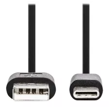 obrázek produktu NEDIS kabel USB 2.0/ zástrčka USB-C - zástrčka USB-A/ černý/ blistr/ 10cm