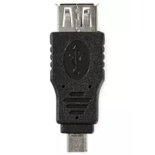 obrázek produktu NEDIS redukce USB 2.0/ zástrčka USB micro B - zásuvka USB A/ černý/ blistr