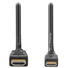 obrázek produktu NEDIS High Speed HDMI 1.4 kabel s ethernetem/ 4K@30Hz/ zlacené konektory HDMI-mini HDMI/ černý/ bulk/ 5m