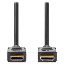 obrázek produktu NEDIS High Speed HDMI 1.4 kabel s ethernetem/ 4K@30Hz/ zlacené konektory HDMI-HDMI/ černý/ bulk/ 5m