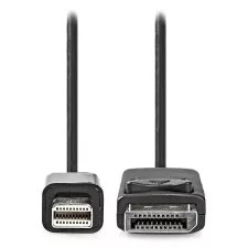 obrázek produktu NEDIS Mini DisplayPort kabel/ Mini DisplayPort Zástrčka - DisplayPort Zástrčka/ černý/ bulk/ 2 m