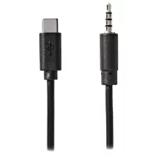 obrázek produktu NEDIS USB-C adaptér/ USB-C zástrčka - 3,5 mm jack zástrčka/ černý/ bulk/ 1m