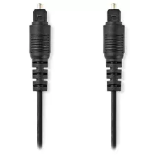 obrázek produktu NEDIS optický audio kabel/ TosLink zástrčka - TosLink zástrčka/ černý/ bulk/ 1m