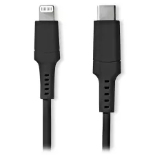 obrázek produktu NEDIS Lightning kabel/ USB 2.0/ Apple Lightning 8pinový/ USB-C zástrčka/ kulatý/ černý/ box/ 1m