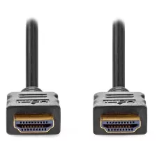 obrázek produktu NEDIS High Speed HDMI 2.0 kabel s ethernetem/ 4K@60Hz/ zlacené konektory HDMI-HDMI/ černý/ bulk/ 5m