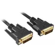 obrázek produktu PremiumCord DVI-D propojovací kabel/ dual-link/ DVI(24+1)/ MM/ 1m/ černý