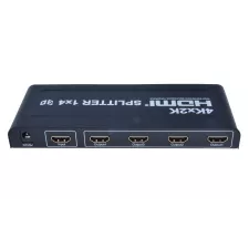 obrázek produktu PremiumCord HDMI splitter 1-4 porty kovový s napájením, 4K, FULL HD, 3D