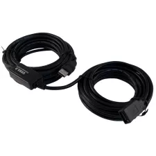 obrázek produktu PremiumCord USB 2.0 repeater a prodlužovací kabel (A/M-A/F)/ 15m/ černý