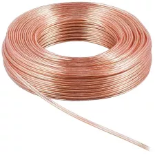 obrázek produktu PremiumCord kabel na propojení reproduktorů/ 2x 0,75mm / 10m / průhledný