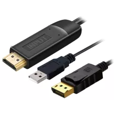 obrázek produktu PremiumCord  Kabel HDMI 2.0 na DisplayPort 1.2  pro rozlišení 4K@60Hz, 2m