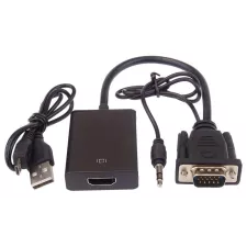 obrázek produktu PremiumCord VGA+audio elektronický konvertor na rozhraní HDMI FULL HD 1080p
