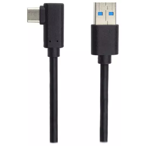 obrázek produktu PremiumCord Kabel USB typ C/M zahnutý konektor 90° - USB 3.0 A/M, 3m