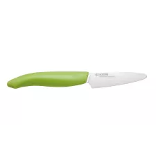 obrázek produktu KYOCERA keramický nůž s bílou čepelí/ 7,5 cm dlouhá čepel/ zelená plastová rukojeť
