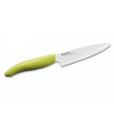 obrázek produktu KYOCERA keramický nůž s bílou čepelí/ 11 cm dlouhá čepel/ zelená plastová rukojeť