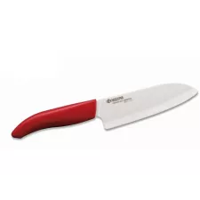 obrázek produktu KYOCERA keramický nůž s bílou čepelí/ 14 cm dlouhá čepel/ červená plastová rukojeť