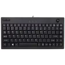 obrázek produktu Adesso AKB-310UB/ drátová klávesnice/ mini/ trackball/ USB/ černá/ US layout