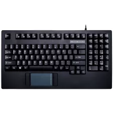 obrázek produktu Adesso AKB-425UB/ drátová klávesnice/ multimedia/ montáž do racku 1U/ touchpad/ USB/ černá/ US layout