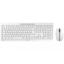 obrázek produktu CHERRY set klávesnice a myši STREAM DESKTOP RECHARGE/ bezdrátová/ USB/ dobíjecí / bledě šedá
