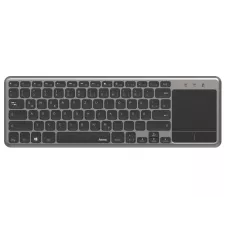 obrázek produktu HAMA klávesnice KW-600T/ bezdrátová/ 2,4GHz/ touchpad/ pro Smart TV/ nano USB/ CZ+SK/ černá
