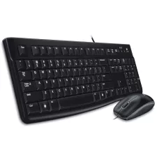 obrázek produktu Logitech set MK120/ Drátová klávesnice + myš/ USB/ CZ/SK/ černý