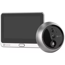 obrázek produktu EZVIZ chytrý dveřní videotelefon DP2C/ Wi-Fi/ kamera 1080p/ H.265/ kukátko/ zvonek/ IR do 5 m/ PIR/ LCD 4,3\"