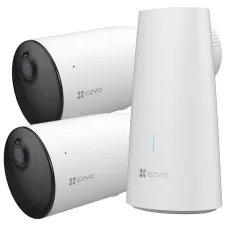 obrázek produktu EZVIZ Kit HB3/ základna + 2x IP kamera/ bullet/ Wi-Fi/ 3Mpix/ krytí IP65/ objektiv 2,8mm/ H.265/ IR přísvit až 15m/ bílá