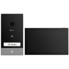 obrázek produktu EZVIZ chytrý domácí interkom HP7/ Wi-Fi/ 2K/ 7" dotykový monitor/ videotelefon/ bezdrátový zvonek/ IP65/ černo-stříbrný