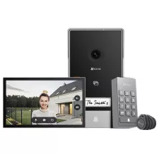 obrázek produktu EZVIZ chytrý domácí interkom TP7/ Wi-Fi/ 2K/ 7" dotykový monitor/ videotelefon/ bezdrátový zvonek/ IP65/ černo-stříbrný