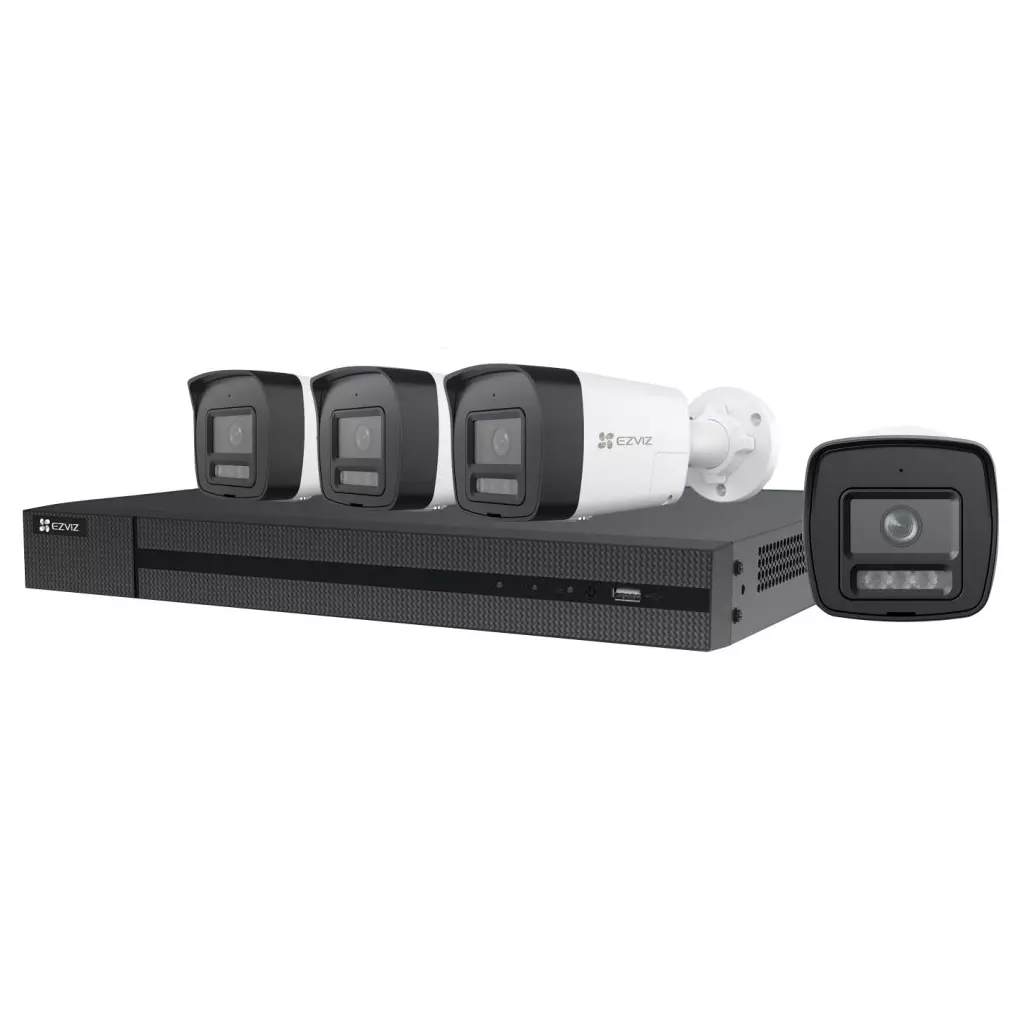 Obrázek produktu EZVIZ X5K PoE KIT/ bullet/ 8Mpix/ 1x 8CH NVR X5K/ 4x IP kamera H3K/ HDMI/ VGA/ USB/ LAN/ SATA + 2TB HDD