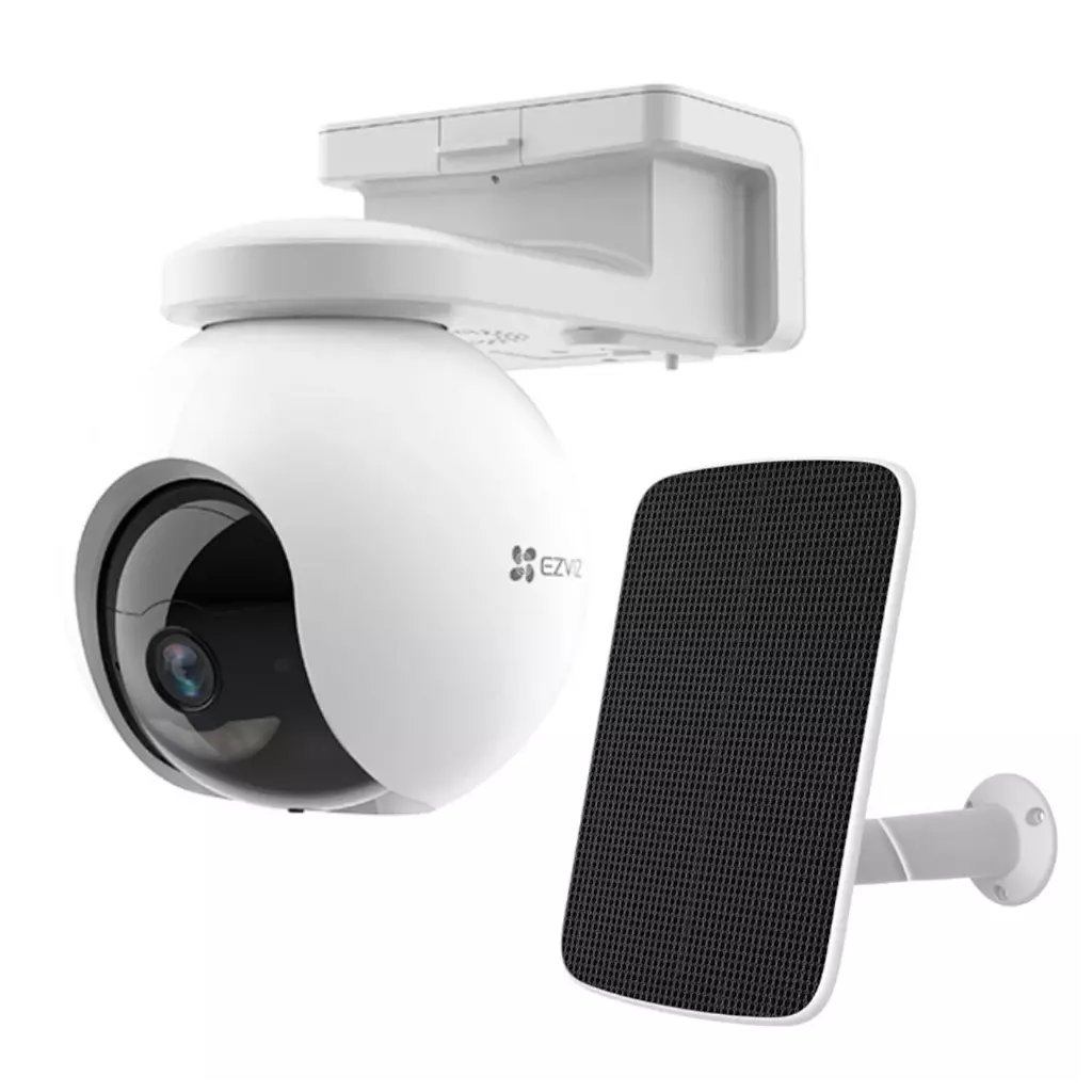 Obrázek produktu EZVIZ IP kamera HB8 Pro 4K kit/ PTZ/ Wi-Fi/ 8Mpix/ krytí IP65/ objektiv 2,8mm/ H.265/ IR až 15m/ 5W solarní panel